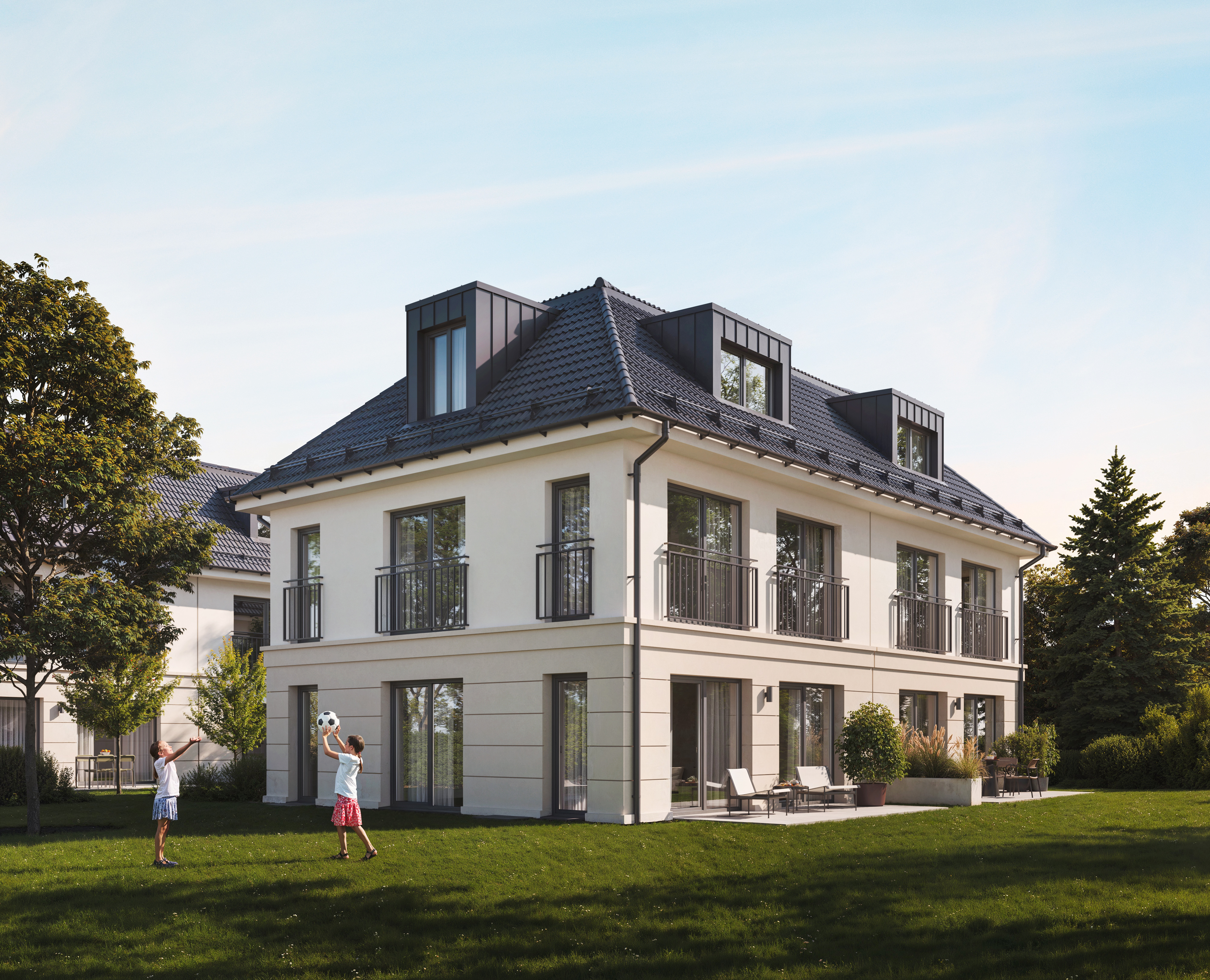  Doppelhaus Garten