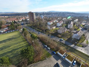 Blick auf die Straßen