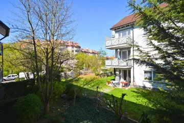 Blick vom Balkon nach Norden