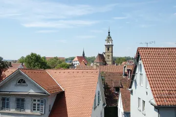 Blick zur Kirche