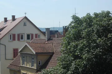 Blick zum Fernsehturm