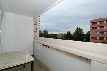 überdachter Süd Balkon