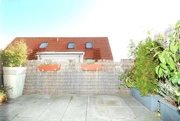 10 m² große Dach-Terrasse