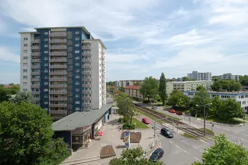 Ausblick vom Balkon 