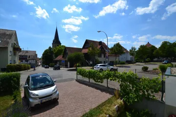 Stellplatz vor dem Haus