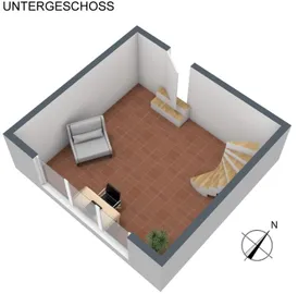 3D - Grundriss UG