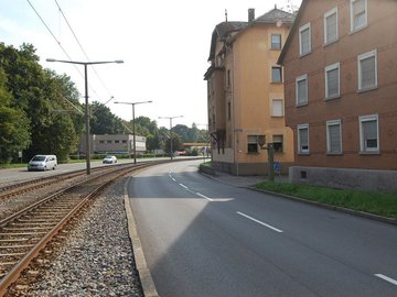 Blick in die Straße