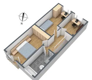 3-D Grundriss DG