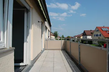 Balkon von rechts