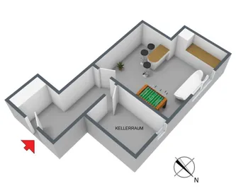 3-D Grundriss UG