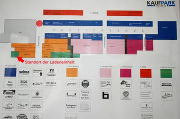 Standort im Einkaufszentrum