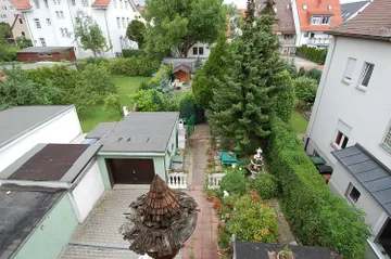 Ausblick in den Garten