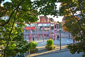 Stadtbahn vor der Tür