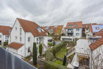 Blick vom Schlafzimmer