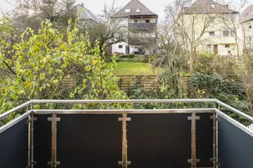 Blick nach Süden vom Balkon