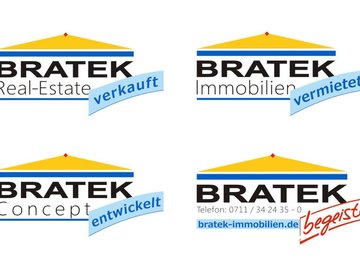 BRATEK Immobilien Logos