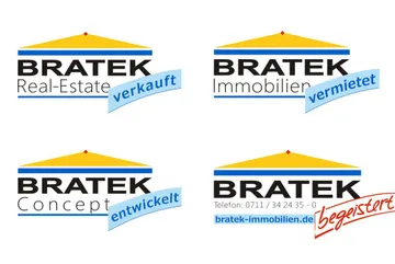 BRATEK Immobilien Logos