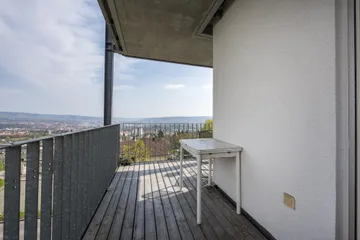 Süd/Ost-Balkon mit Fernblick