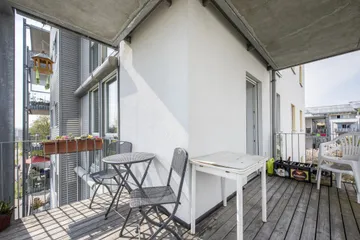 ca. 9,5 m² Balkon, überdacht