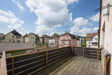 Balkon mit Blick nach Süd-West