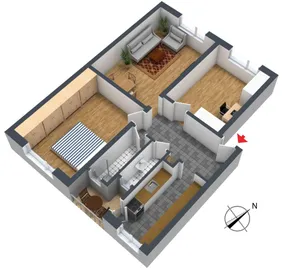 3-D Grundriss 1