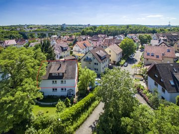 Luftbild: Nord-Ansicht & Straße