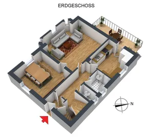 3-D Grundriss EG