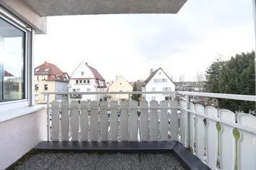 überdachter Süd-Balkon