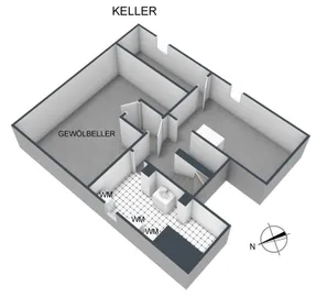 3-D Grundriss UG