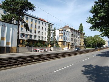 Straße nach Fellbach