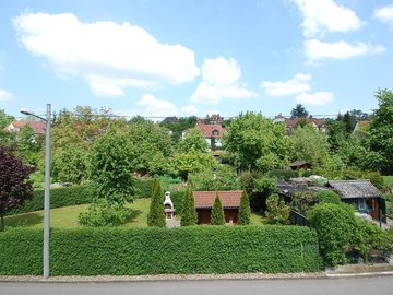Blick vom Wohnzimmer