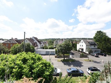 Blick vom Balkon