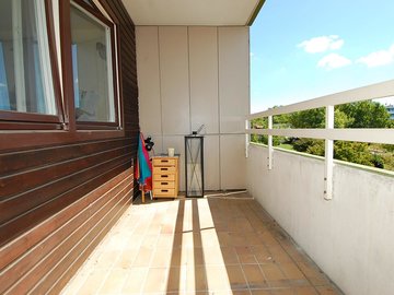 überdachter Süd-Balkon