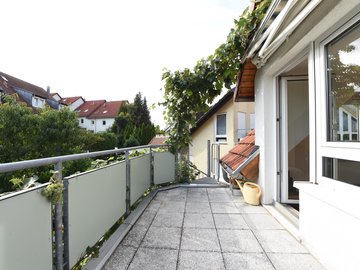 Balkon nach Westen