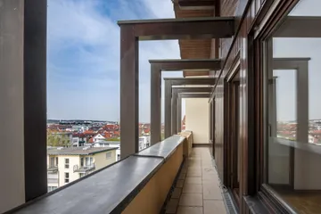 Balkon nach Norden