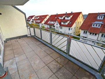 Süd-Balkon nach Osten