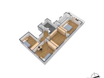 3-D Grundriss OG