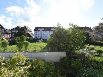 Blick vom Balkon