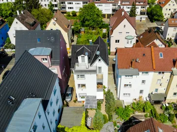 Dach-Terrasse v. oben