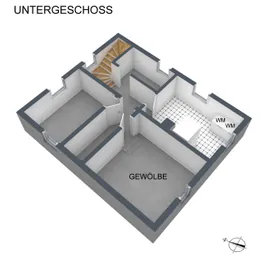 3-D Grundriss UG