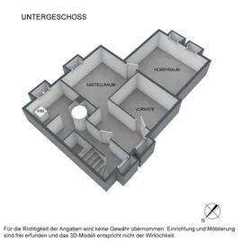 3-D Grundriss UG