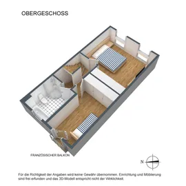 3-D Grundriss OG