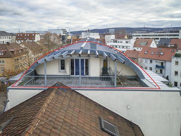 Nord-Dach-Terrasse