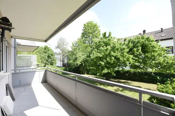 Balkon von Schlafen