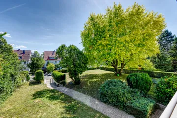 Blick vom Balkon