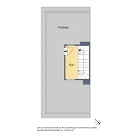 2-D Grundriss, Terrasse