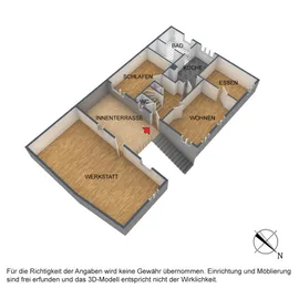 3-D Grundriss, OG