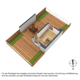 3D-Grundriss, Terrasse