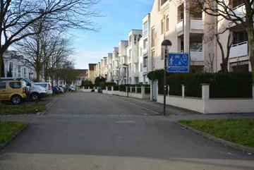 Spielstraße vor dem Haus