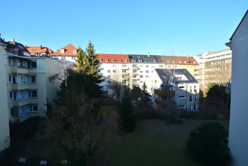 Blick vom Balkon